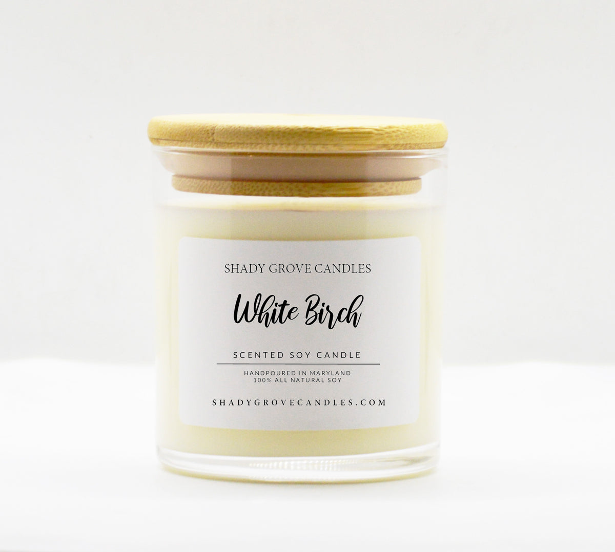 White Birch Candle Jar